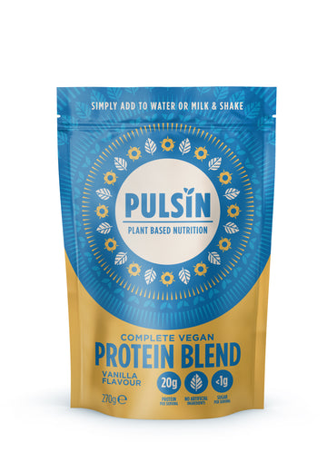 Complete Vegan Protein Blend – Vanilla (270g Pouch)