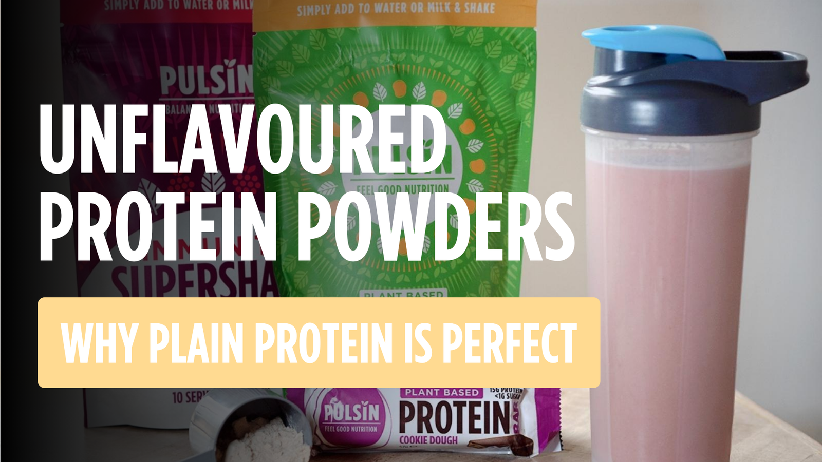 Why Plain Protein Is Perfect