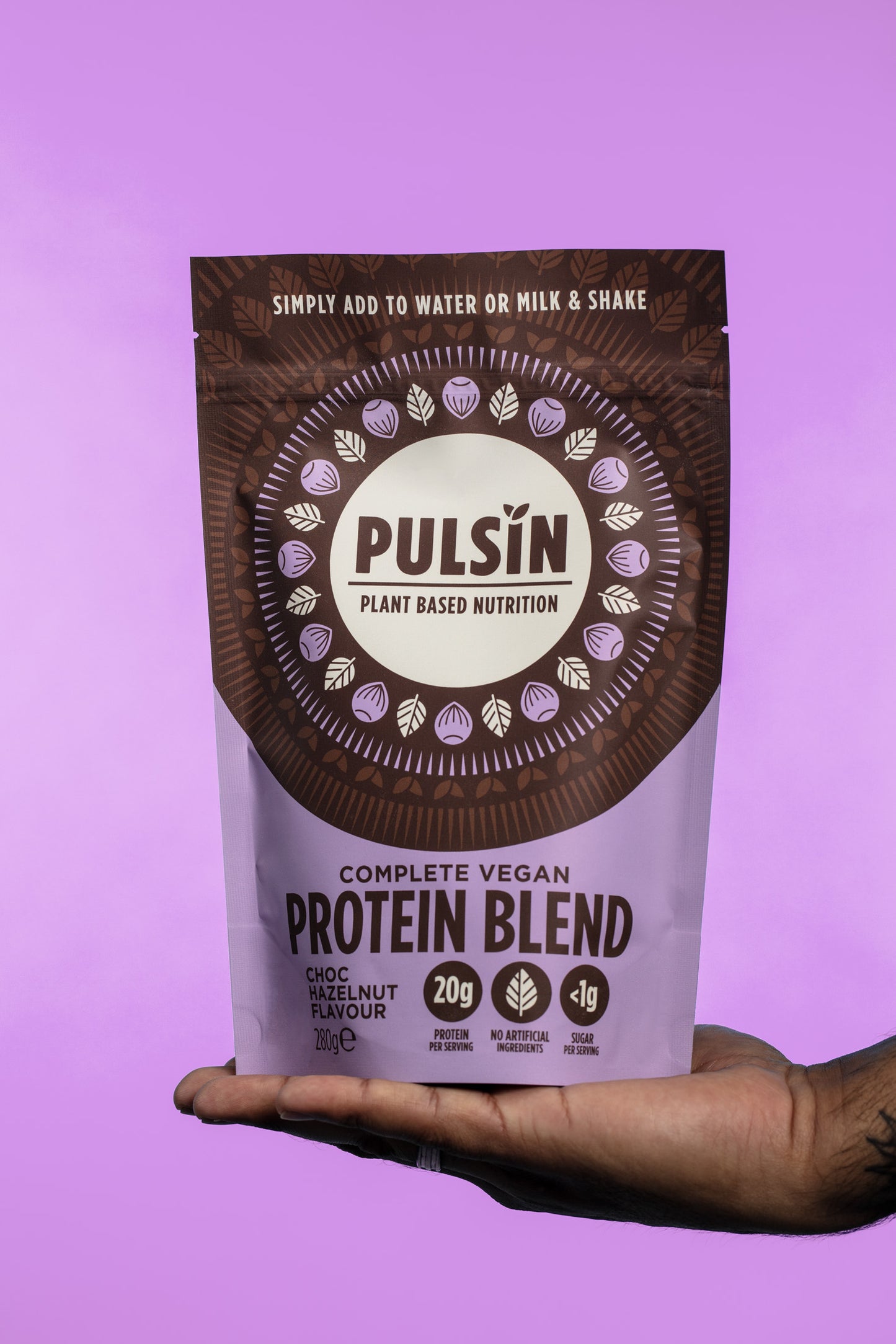 Complete Vegan Protein Blend – Chocolate Hazelnut (280g Pouch)