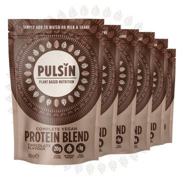 Complete Vegan Protein Blend – Chocolate (280g Pouch) – Pack of 6