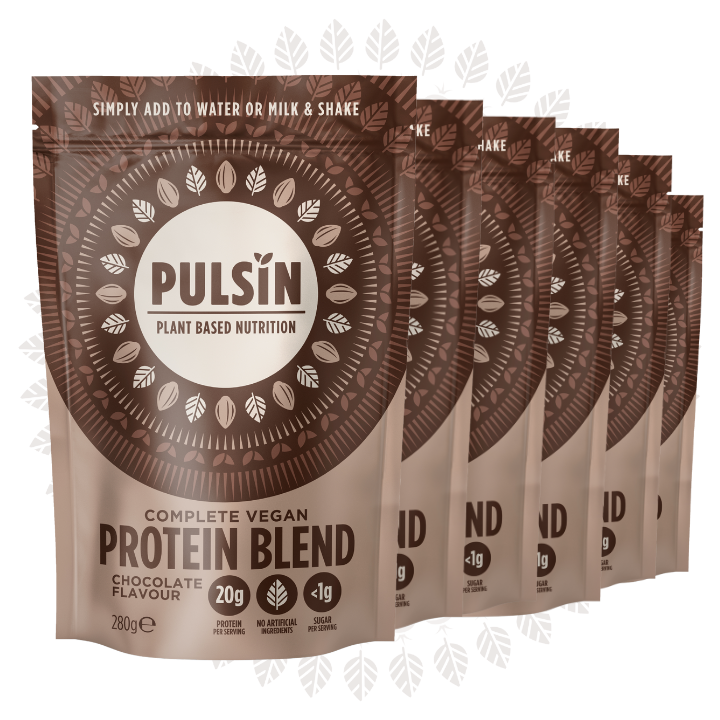 Complete Vegan Protein Blend – Chocolate (280g Pouch) – Pack of 6