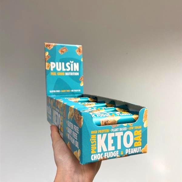 Keto Choc Fudge & Peanut Bar (50g) – Pack of 18