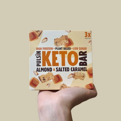 Keto Almond & Salted Caramel Multipack (3x30g Bars)