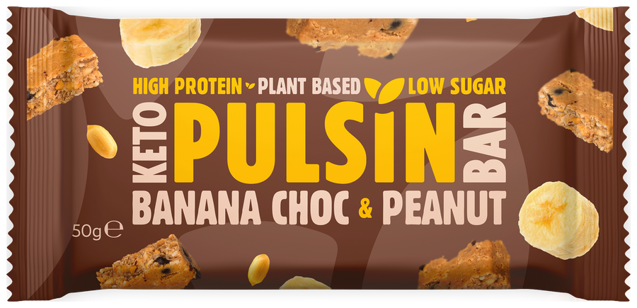 Keto Banana & Peanut Bar (50g) – Pack of 18