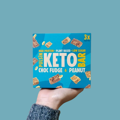 Keto Choc Fudge & Peanut Multipack (3x30g Bars)