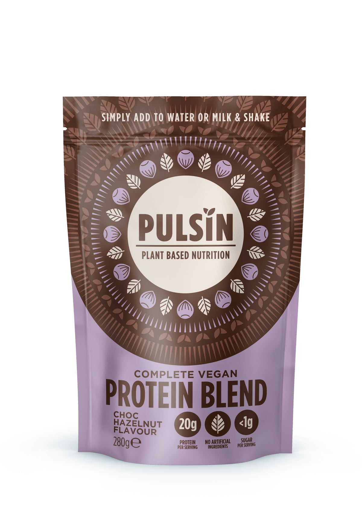 Complete Vegan Protein Blend – Chocolate Hazelnut (280g Pouch) – Pulsin