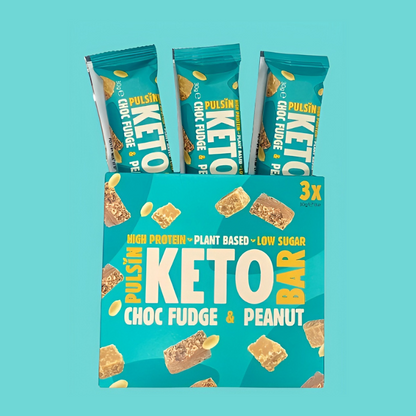 Keto Choc Fudge & Peanut Multipack (3x30g Bars)