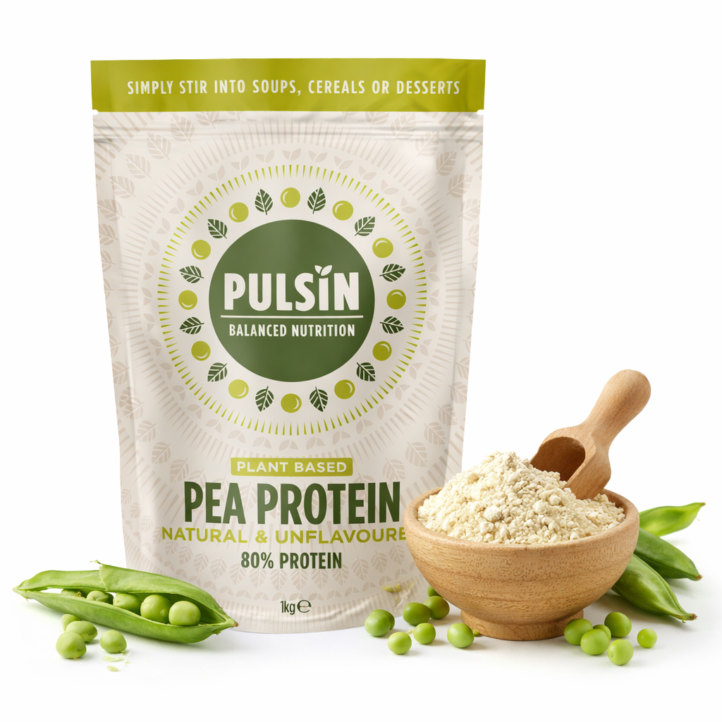 Pea Protein Natural & Unflavoured - Natural & Unflavoured flavor protein powder by PULSIN