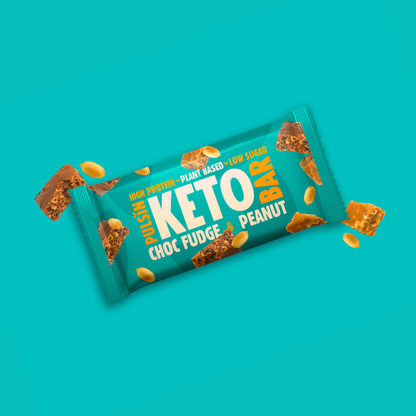 Keto Choc Fudge & Peanut Bar (50g) – Pack of 18
