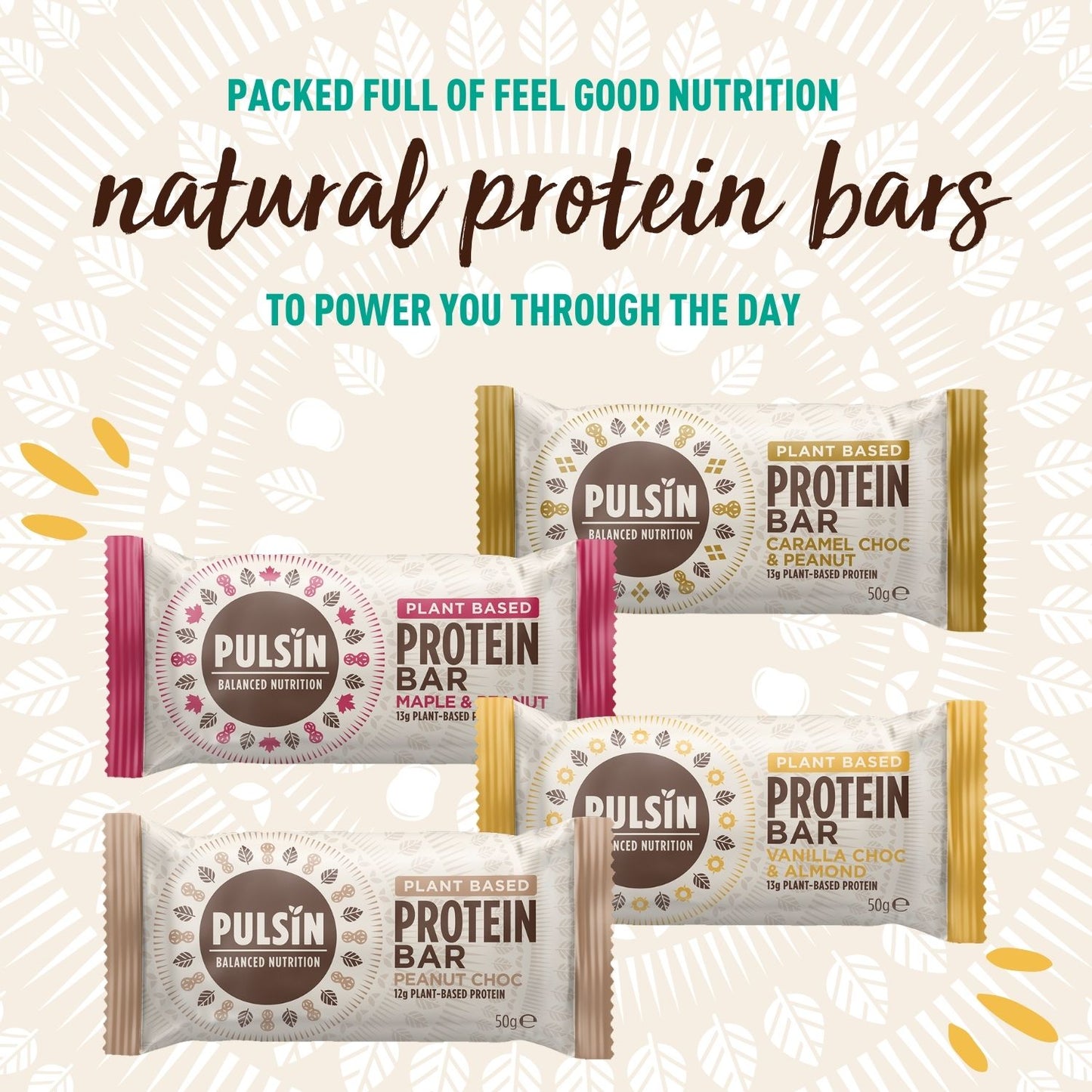 Caramel Choc & Peanut Protein Bar (50g) – Pack of 18