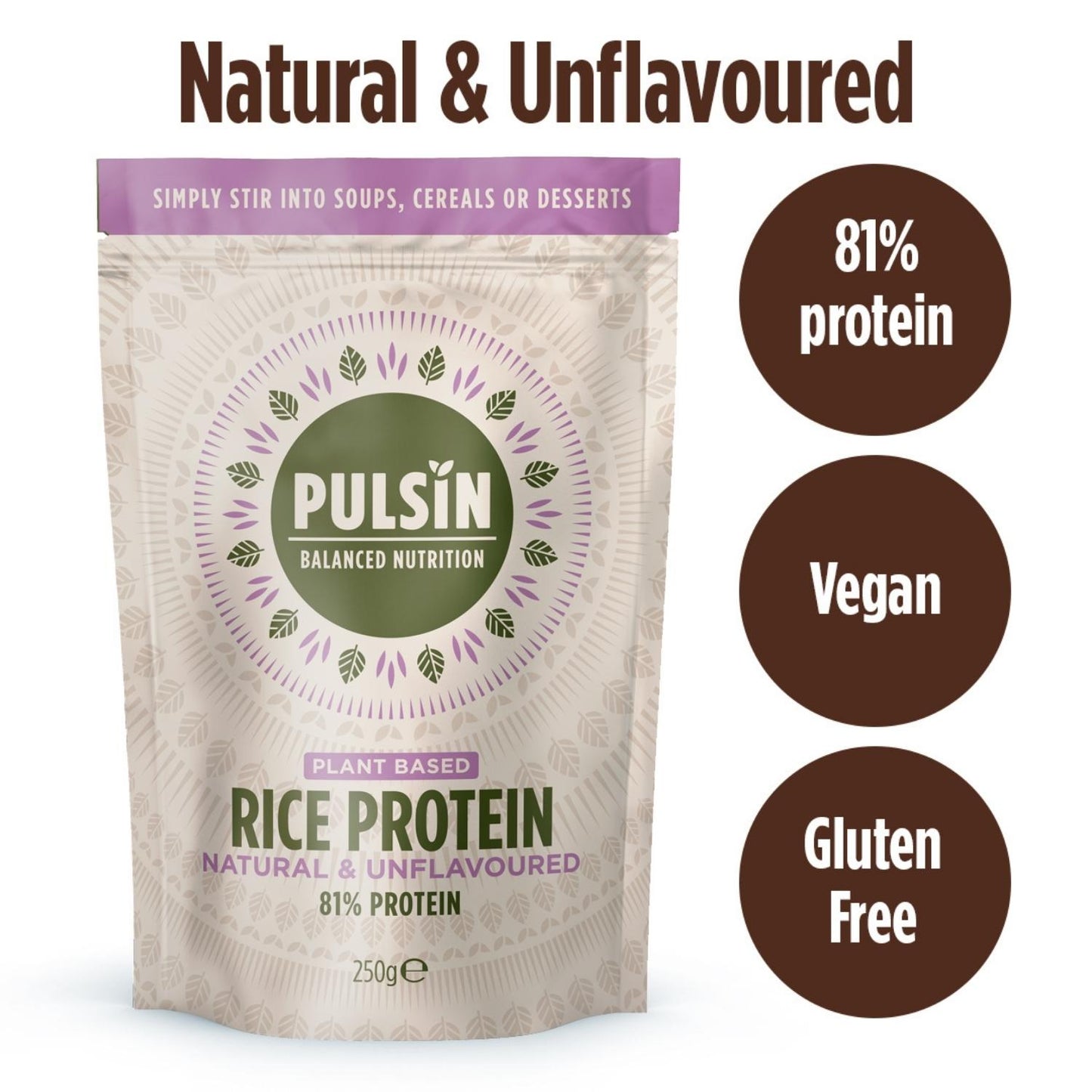 Rice Protein Powder (250g Pouch)