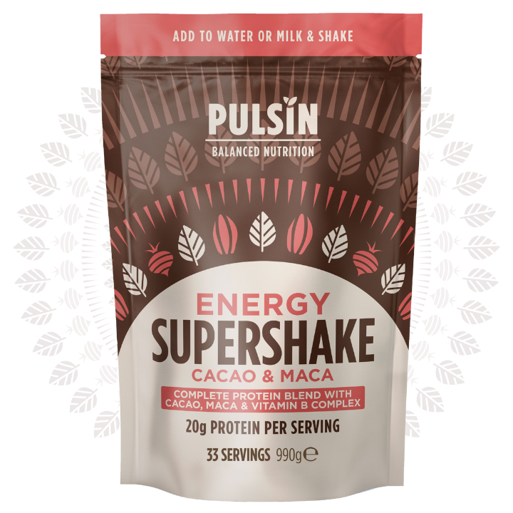 Pulsin ‘Energy’ Cacao & Maca Supershake (300g)