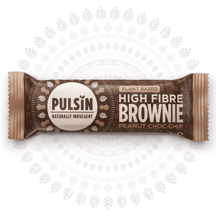 Pulsin Peanut Choc Chip Brownie (18x35g)