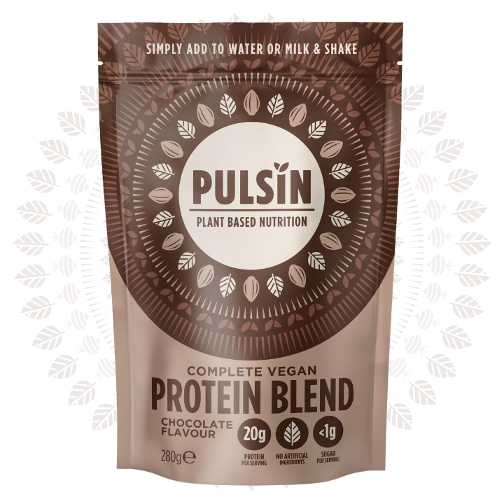 Pulsin Complete Vegan Protein Blend Chocolate (280g)