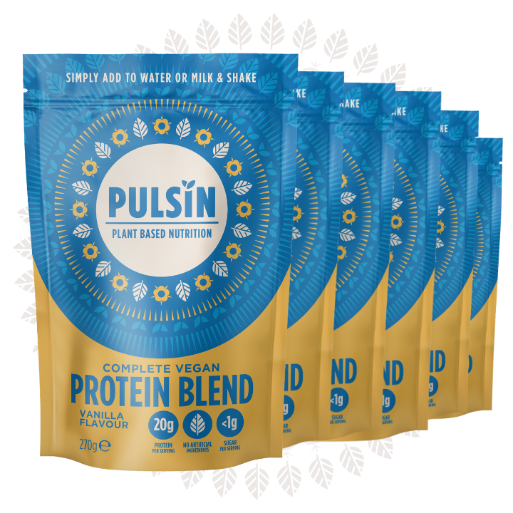 Pulsin Complete Vegan Protein Blend Vanilla (6x270g)
