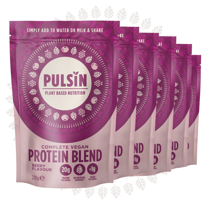 Pulsin Complete Vegan Protein Blend Berry (6x280g)