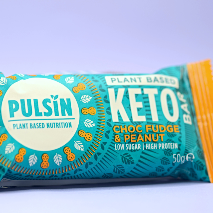 Pulsin Choc Fudge Peanut Keto Bar (18x50g) Pulsin
