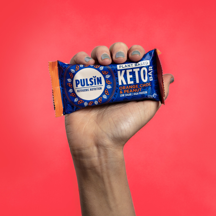 Pulsin Orange Choc and Peanut Keto Bar 4