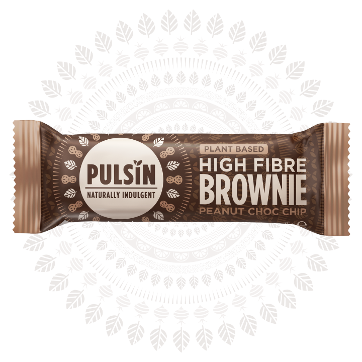 Pulsin Peanut Choc Chip Brownie (18x35g)