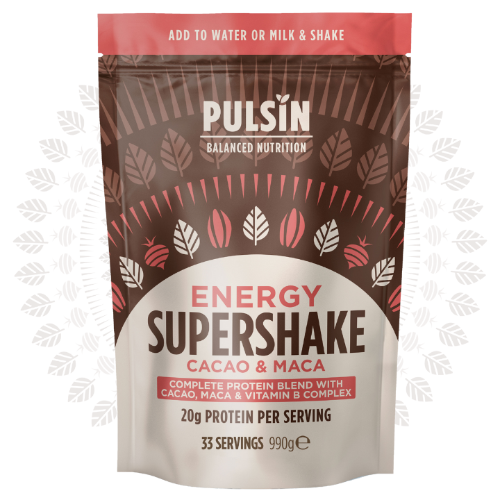 pulsin product images cacao & maca supershake