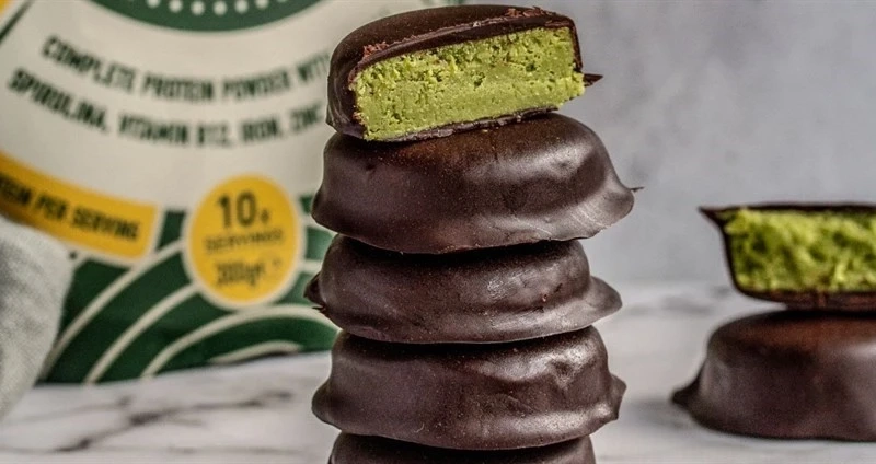 Peppermint Protein Fudge