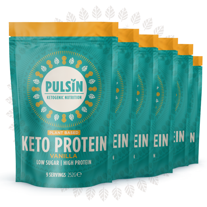 pulsin product images vanilla keto protein