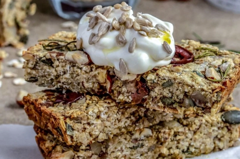Savoury Protein Flapjacks
